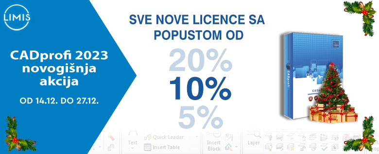 CADprofi 2023 novogodišnja akcija